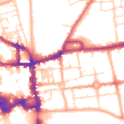 Daytime road noise heatmap for MK40 3JG