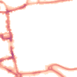 Night-time road noise heatmap for MK40 3PB