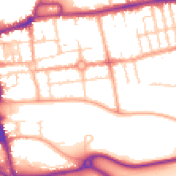 Daytime road noise heatmap for MK40 3PW