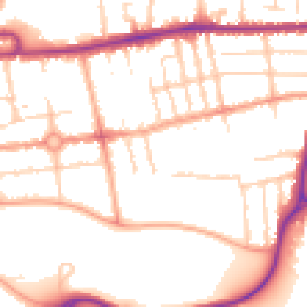 Daytime road noise heatmap for MK40 3RD