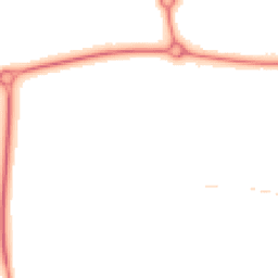 Night-time road noise heatmap for MK40 4AL