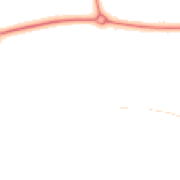 Night-time road noise heatmap for MK40 4AN