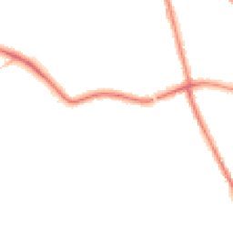 Night-time road noise heatmap for MK40 4DA
