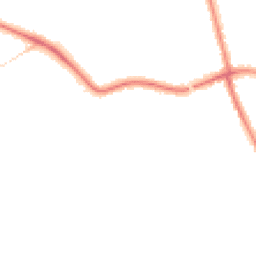 Night-time road noise heatmap for MK40 4DG