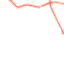 Night-time road noise heatmap for MK40 4EJ