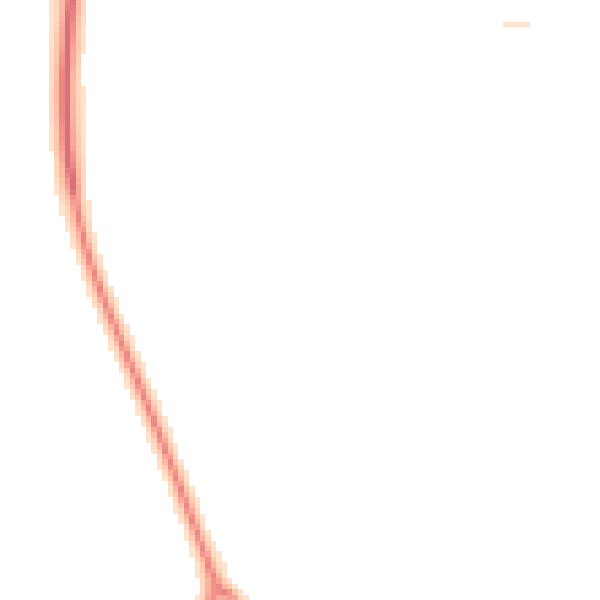 Night-time road noise heatmap for MK40 4FE