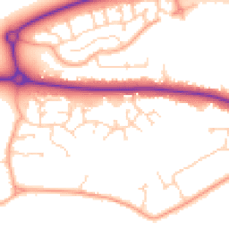 Daytime road noise heatmap for MK40 4PH