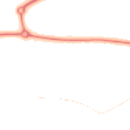 Night-time road noise heatmap for MK40 4PZ