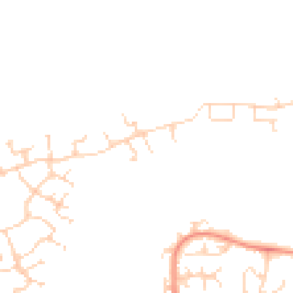 Daytime road noise heatmap for MK40 4RT