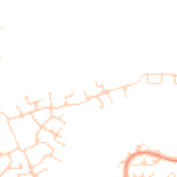 Daytime road noise heatmap for MK40 4RY