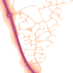 Daytime road noise heatmap for MK40 4SD