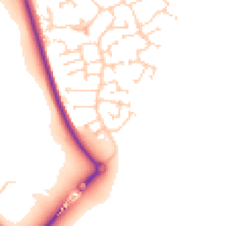 Daytime road noise heatmap for MK40 4SP