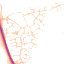 Daytime road noise heatmap for MK40 4SS