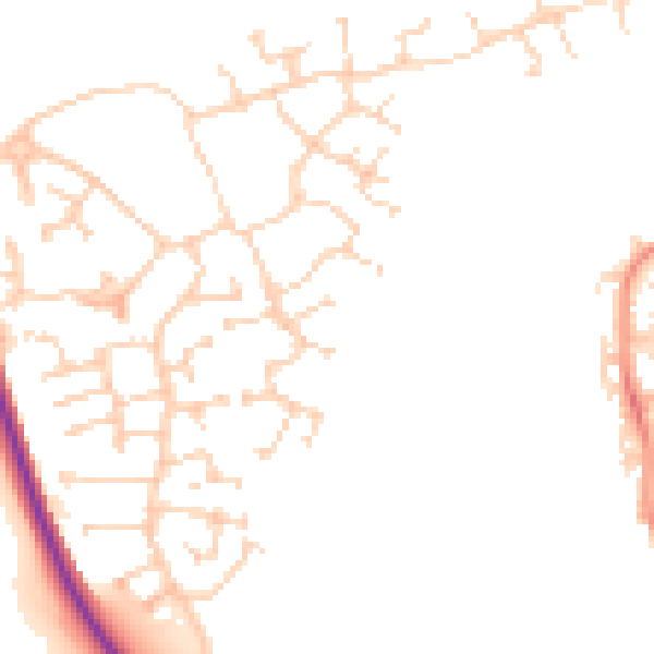Daytime road noise heatmap for MK40 4ST