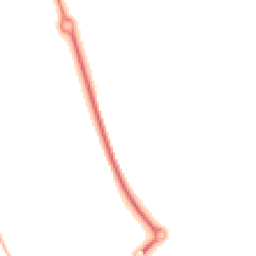 Night-time road noise heatmap for MK40 4SX