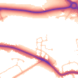 Daytime road noise heatmap for MK40 4TH