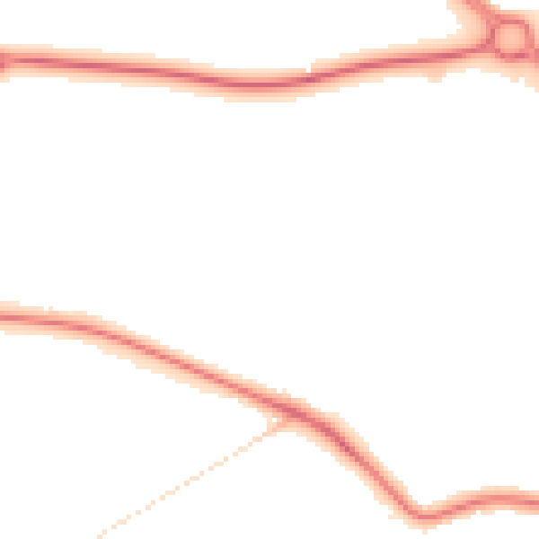Night-time road noise heatmap for MK40 4TH