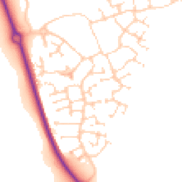 Daytime road noise heatmap for MK40 4TR