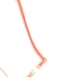 Night-time road noise heatmap for MK40 4TW