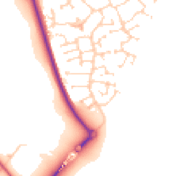 Daytime road noise heatmap for MK40 4TX
