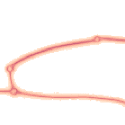 Night-time road noise heatmap for MK40 4UB