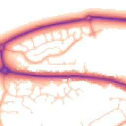 Daytime road noise heatmap for MK40 4UP