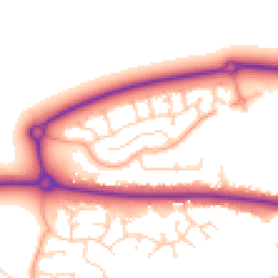 Daytime road noise heatmap for MK40 4US
