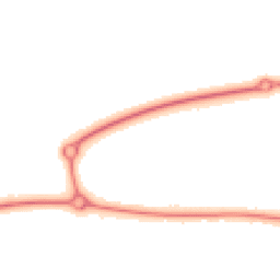 Night-time road noise heatmap for MK40 4UU