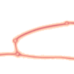 Night-time road noise heatmap for MK40 4UW
