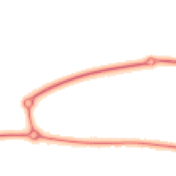 Night-time road noise heatmap for MK40 4UX