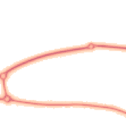 Night-time road noise heatmap for MK40 4UZ