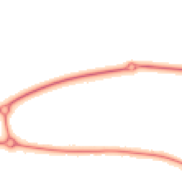 Night-time road noise heatmap for MK40 4UZ