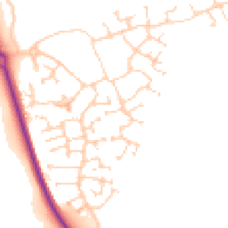Daytime road noise heatmap for MK40 4WH
