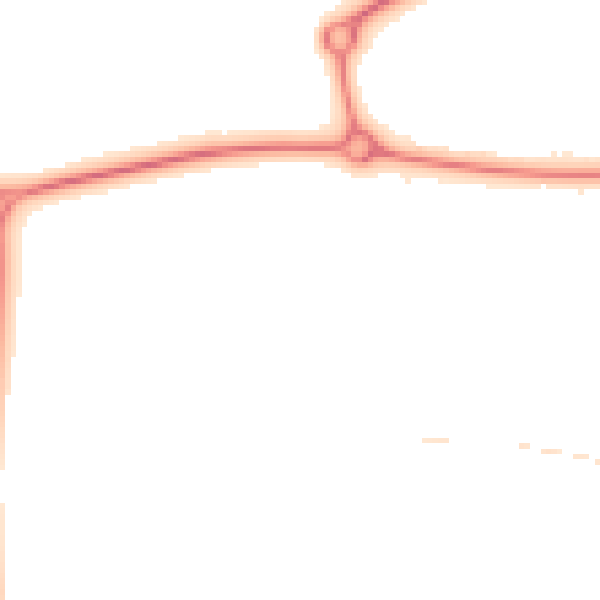 Night-time road noise heatmap for MK40 4WT