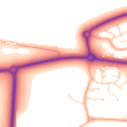 Daytime road noise heatmap for MK40 4WU