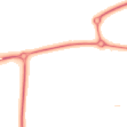 Night-time road noise heatmap for MK40 4XF