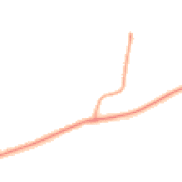 Night-time road noise heatmap for MK41 0AD