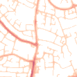 Daytime road noise heatmap for MK41 0AR