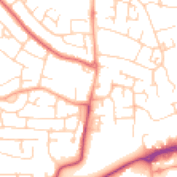 Daytime road noise heatmap for MK41 0AW