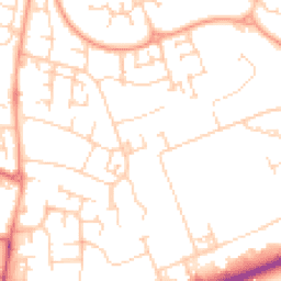 Daytime road noise heatmap for MK41 0AY