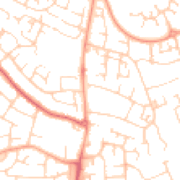 Daytime road noise heatmap for MK41 0BA