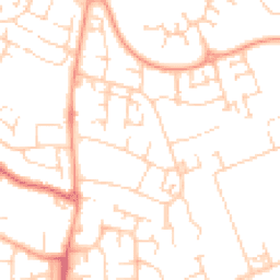 Daytime road noise heatmap for MK41 0BE