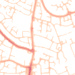 Daytime road noise heatmap for MK41 0BL