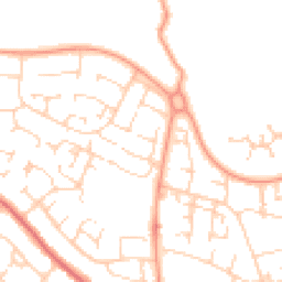 Daytime road noise heatmap for MK41 0DG