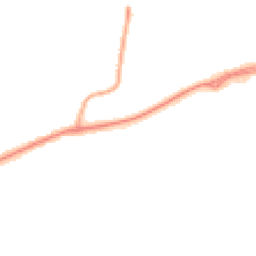 Night-time road noise heatmap for MK41 0DP