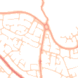 Daytime road noise heatmap for MK41 0DQ