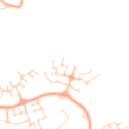 Daytime road noise heatmap for MK41 0FP