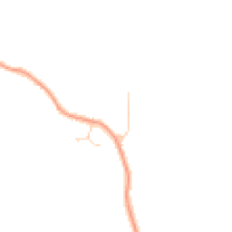 Daytime road noise heatmap for MK41 0GY