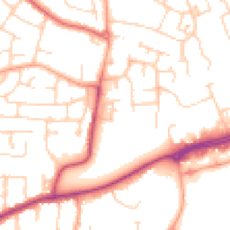 Daytime road noise heatmap for MK41 0HN
