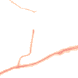 Night-time road noise heatmap for MK41 0HN